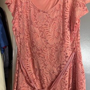 Motherhood Maternity Coral Dress